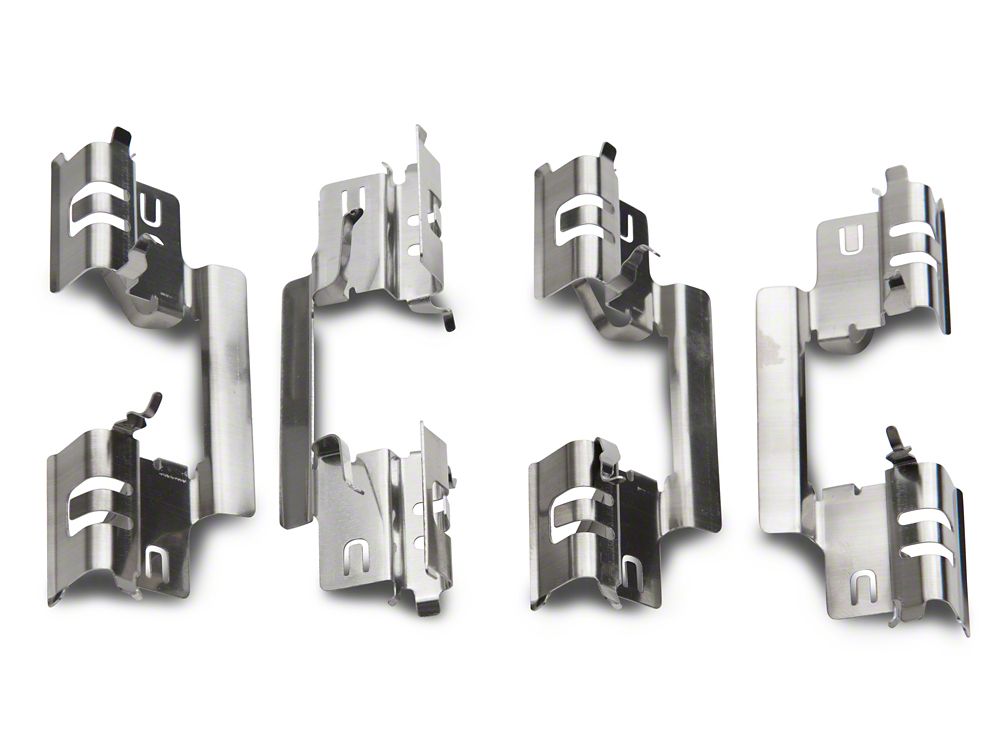 C&L OE Replacement Black Coated 6-Lug Brake Rotor and Pad Kit; Rear (14-18 Silverado 1500)