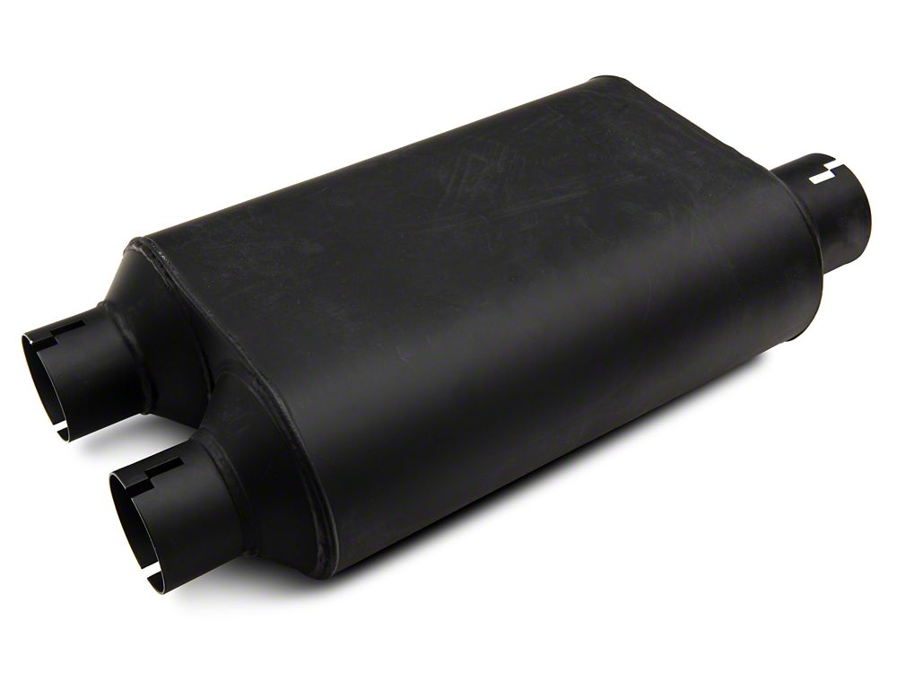 C&L Dual Exhaust System with Polished Tips; Side Exit (14-18 5.3L Silverado 1500)