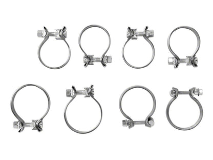 C&L Dual Exhaust System with Polished Tips; Rear Exit (19-26 5.3L Silverado 1500 w/ Factory Dual Exhaust)