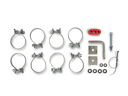 C&L Dual Exhaust System with Polished Tips; Side/Rear Exit (19-26 5.3L Silverado 1500 w/o Factory Dual Exhaust)