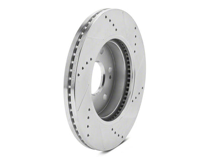C&L Super Sport HD Cross-Drilled and Slotted 6-Lug Rotors; Front Pair (19-26 Silverado 1500)