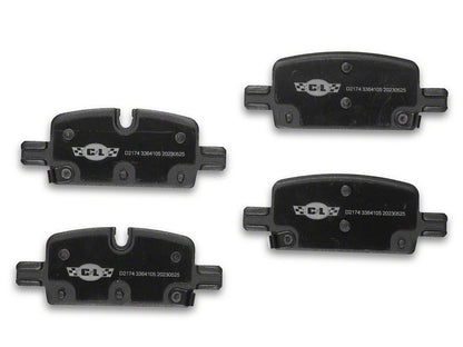C&L Super Sport Ceramic Brake Pads; Rear Pair (19-26 Silverado 1500)