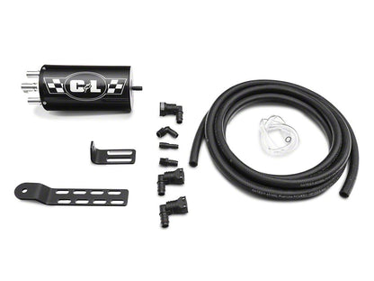 C&L Gen 2 Monster Oil Separator Catch Can; Black (Universal; Some Adaptation May Be Required)