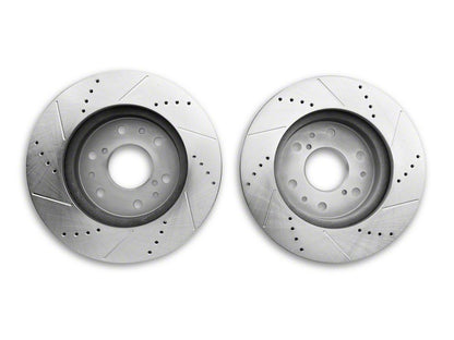 C&L Super Sport HD 6-Lug Brake Rotor and Pad Kit; Front (07-18 Sierra 1500)