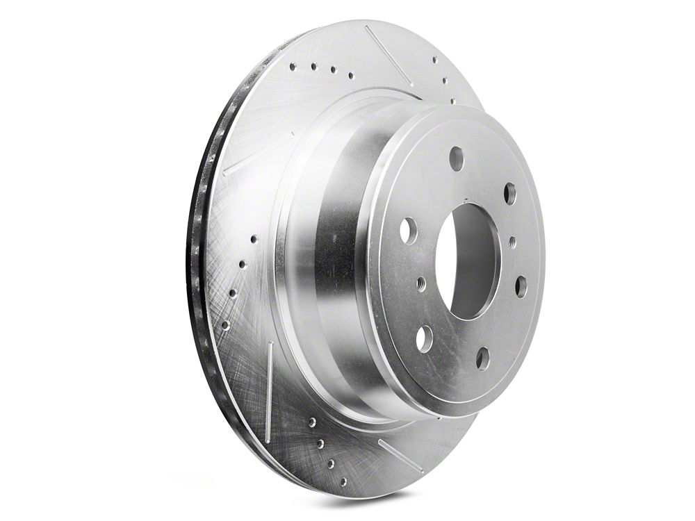 C&L Super Sport HD 6-Lug Brake Rotor and Pad Kit; Rear (14-18 Sierra 1500)