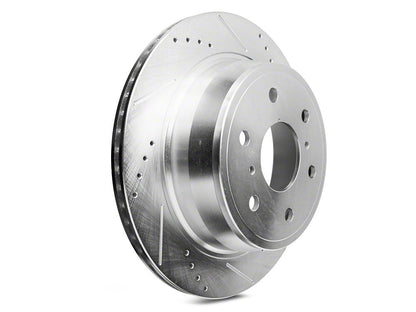 C&L Super Sport HD 6-Lug Brake Rotor and Pad Kit; Rear (14-18 Sierra 1500)