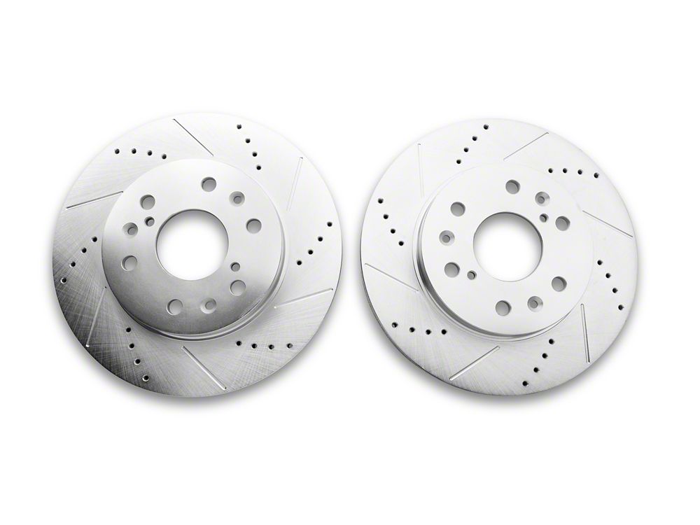 C&L Super Sport HD 6-Lug Brake Rotor and Pad Kit; Front and Rear (14-18 Sierra 1500)