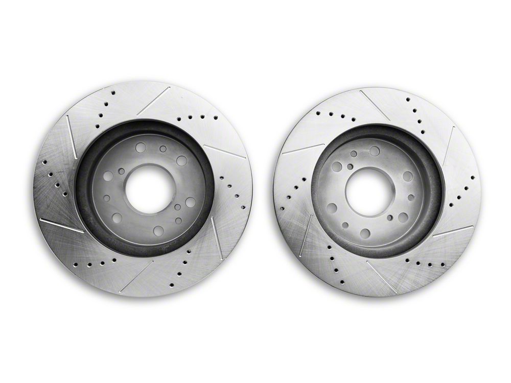 C&L Super Sport HD 6-Lug Brake Rotor and Pad Kit; Front and Rear (14-18 Sierra 1500)