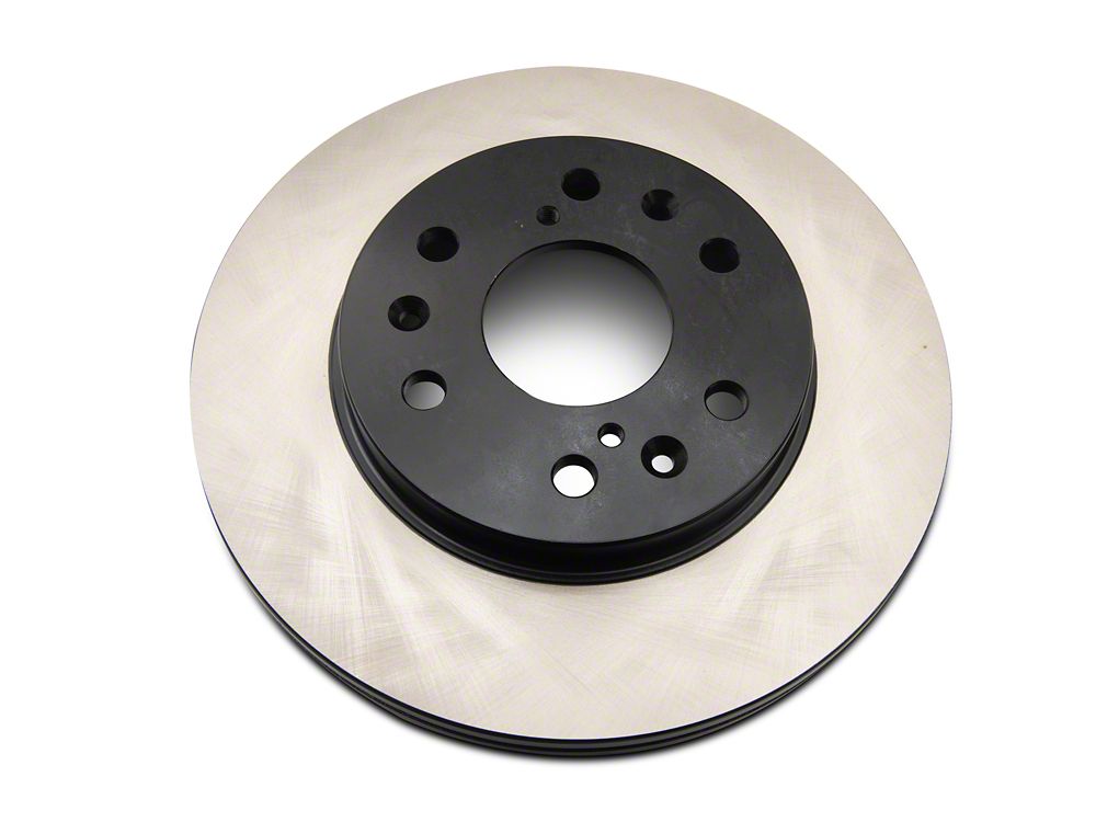 C&L OE Replacement Black Coated 6-Lug Rotor; Front (07-18 Sierra 1500)
