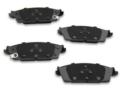 C&L OE Replacement Black Coated 6-Lug Brake Rotor and Pad Kit; Rear (14-18 Sierra 1500)