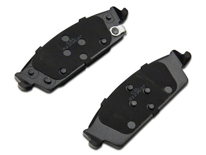 C&L OE Replacement Black Coated 6-Lug Brake Rotor and Pad Kit; Rear (14-18 Sierra 1500)