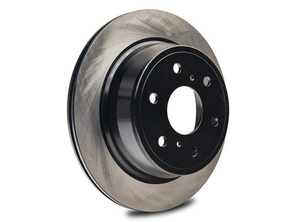 C&L OE Replacement Black Coated 6-Lug Brake Rotor and Pad Kit; Rear (14-18 Sierra 1500)