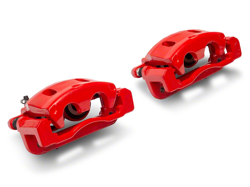 C&L Performance Front Brake Calipers; Red (07-18 Sierra 1500)