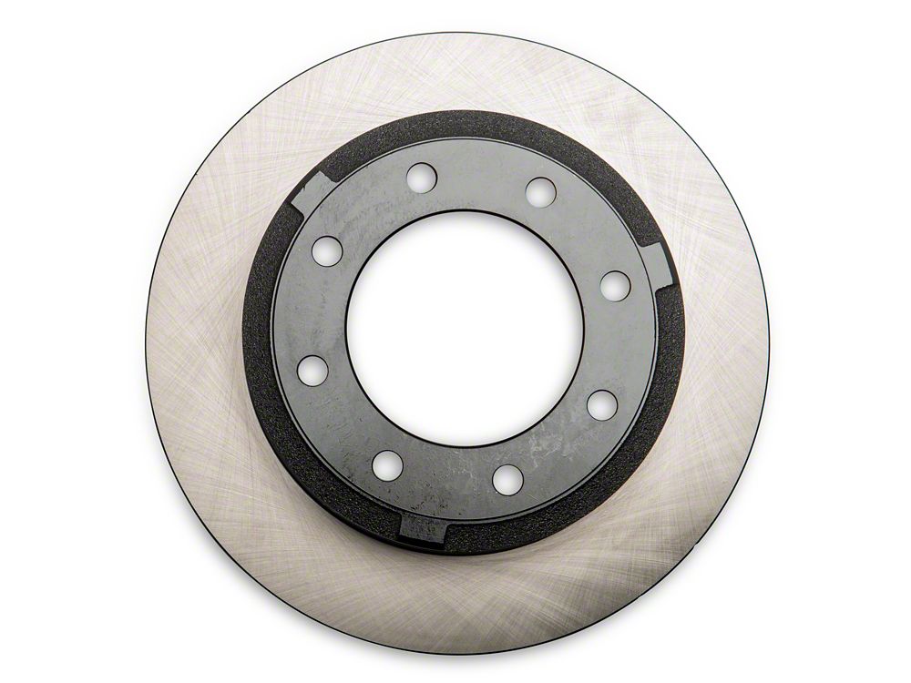 C&L OE Replacement Black Coated 8-Lug Rotor; Rear (13-22 F-350 Super Duty SRW)