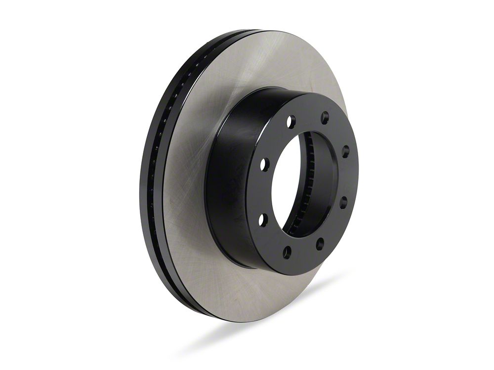 C&L OE Replacement Black Coated 8-Lug Rotor; Front (13-22 4WD F-250 Super Duty)