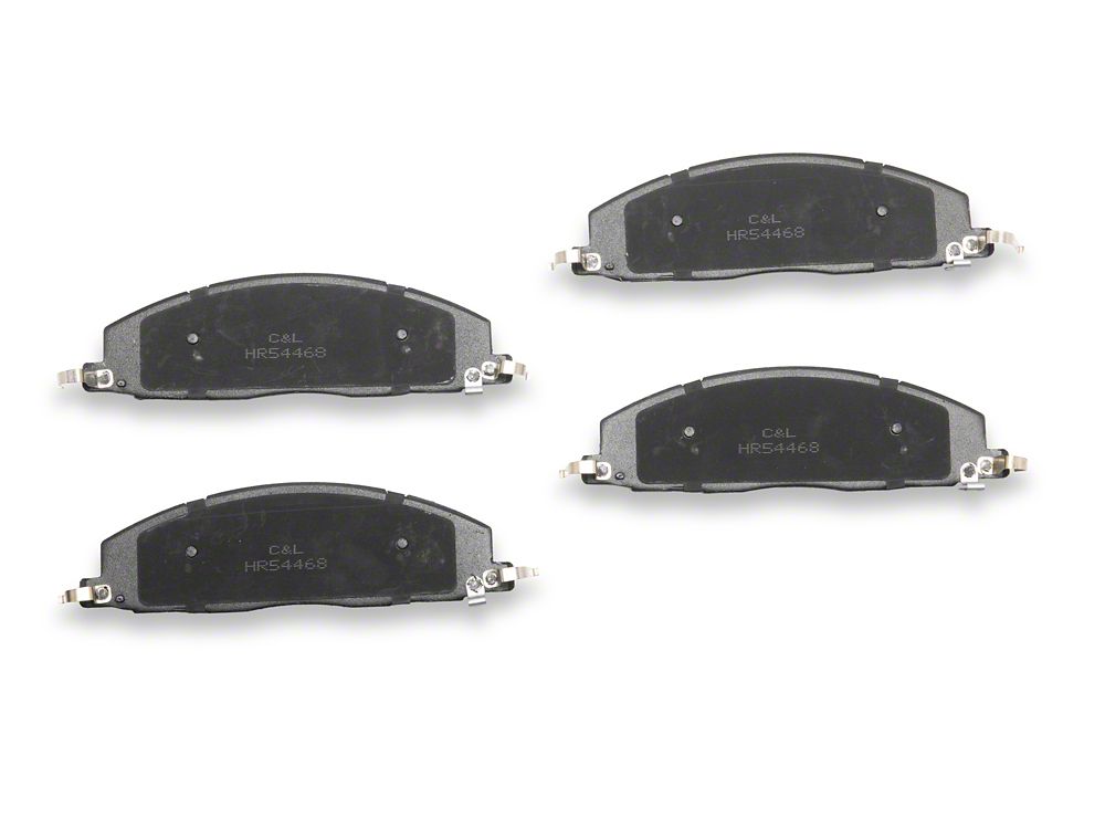 C&L Super Sport HD Ceramic Brake Pads; Rear Pair (09-18 RAM 3500)