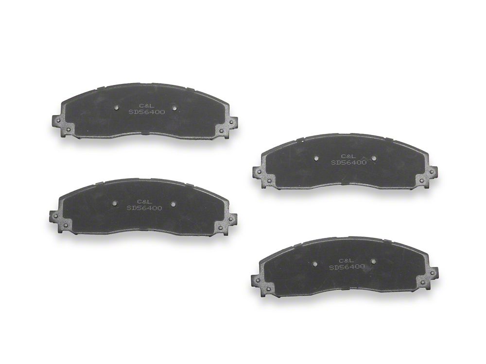 C&L Super Sport HD Ceramic Brake Pads; Rear Pair (13-22 F-350 Super Duty)