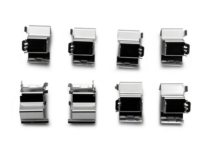 C&L Super Sport HD Cross-Drilled and Slotted 8-Lug Brake Rotor and Pad Kit; Front (13-22 4WD F-350 Super Duty)