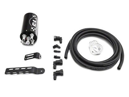 C&L Gen 2 Monster Oil Separator Catch Can; Black (Universal; Some Adaptation May Be Required)
