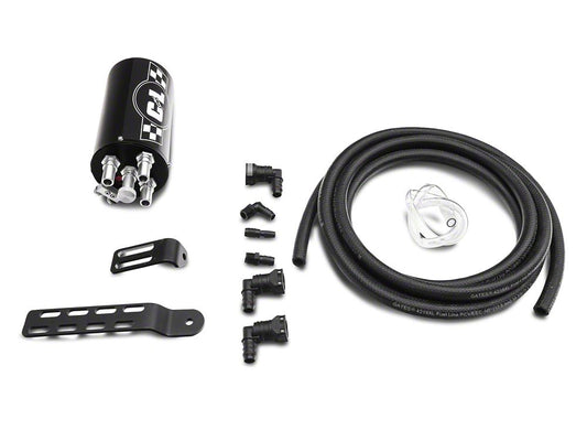 C&L Gen 2 Monster Oil Separator Catch Can; Black (Universal; Some Adaptation May Be Required)