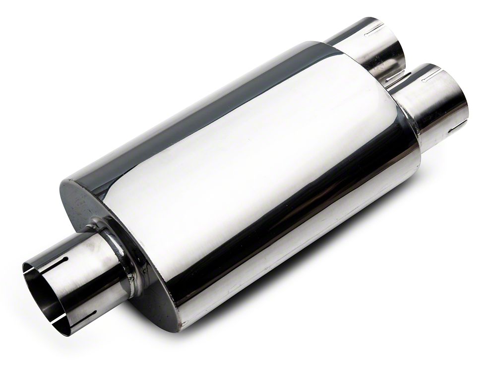 C&L Dual Exhaust System with Polished Tips; Side Exit (15-20 3.5L EcoBoost F-150, Excluding Raptor & 19-20 Limited)
