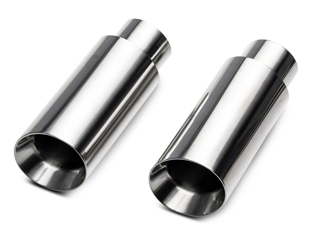 C&L Dual Exhaust System with Polished Tips; Side Exit (15-20 3.5L EcoBoost F-150, Excluding Raptor & 19-20 Limited)