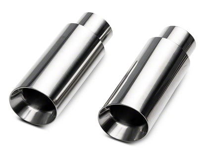 C&L Dual Exhaust System with Polished Tips; Side Exit (15-20 3.5L EcoBoost F-150, Excluding Raptor & 19-20 Limited)