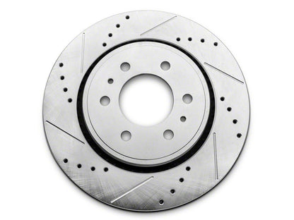 C&L Super Sport HD Cross Drilled and Slotted Rotors; Front Pair (10-20 F-150)