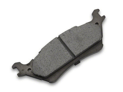 C&L OE Replacement Black Coated 6-Lug Brake Rotor and Pad Kit; Rear (04-11 F-150)
