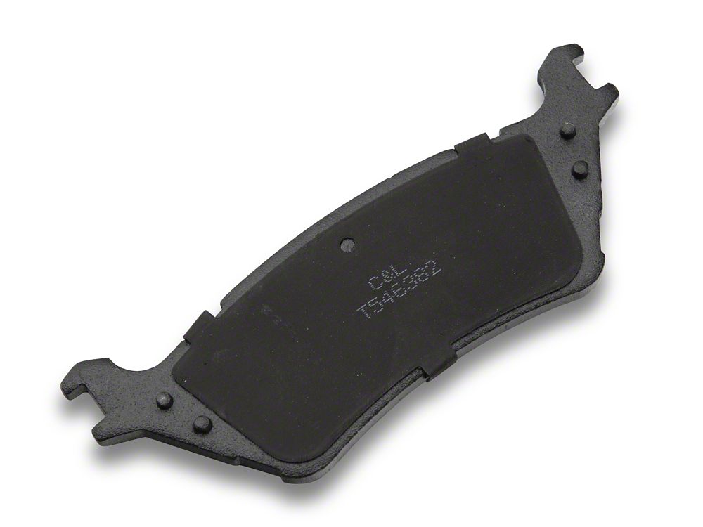 C&L OE Replacement Black Coated 6-Lug Brake Rotor and Pad Kit; Rear (04-11 F-150)