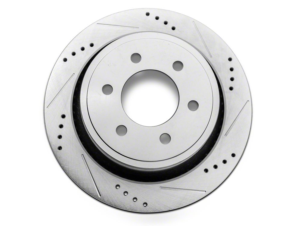 C&L Super Sport HD Brake Rotor and Pad Kit; Rear (12-14 F-150; 15-17 F-150 w/ Manual Parking Brake)