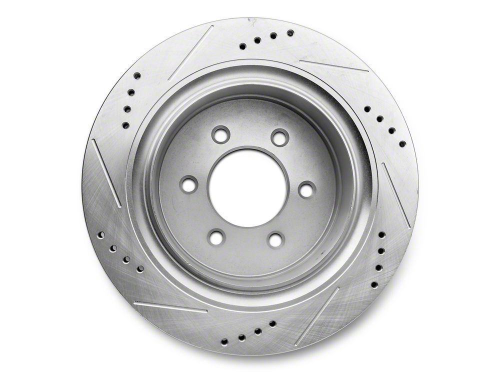 C&L Super Sport HD Brake Rotor and Pad Kit; Rear (12-14 F-150; 15-17 F-150 w/ Manual Parking Brake)