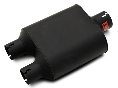 C&L Dual Exhaust System with Polished Tips; Side/Rear Exit (15-20 2.7L EcoBoost F-150)