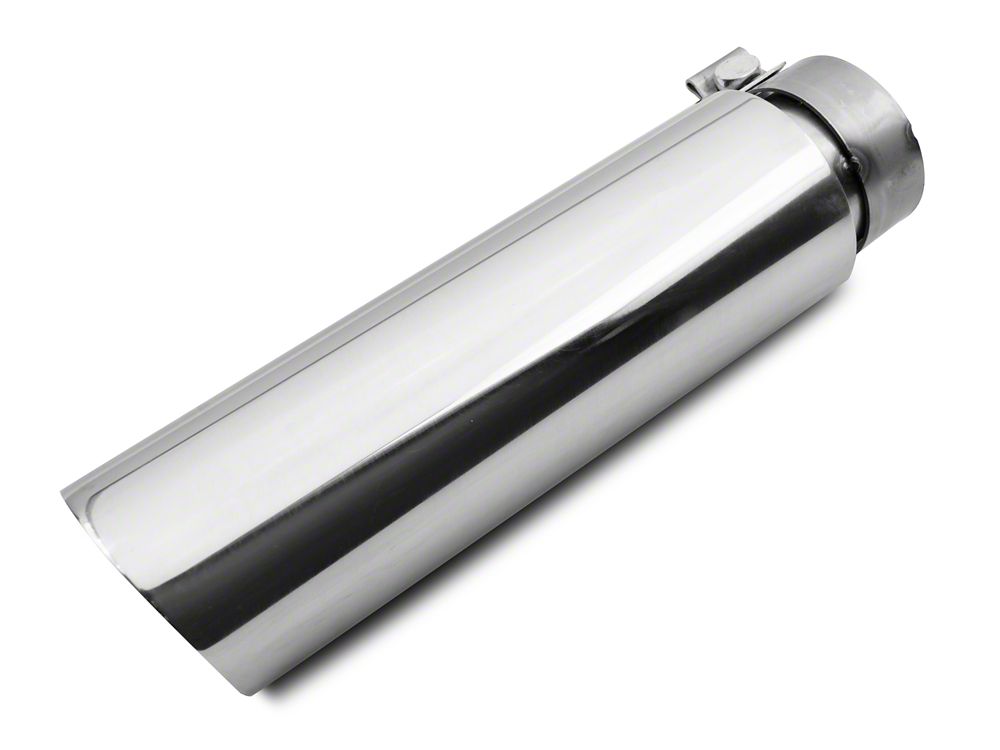 C&L Dual Exhaust System with Polished Tips; Side/Rear Exit (15-20 3.5L EcoBoost F-150, Excluding Raptor & 19-20 F-150 Limited)