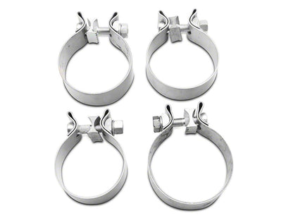 C&L Dual Exhaust System with Polished Tips; Side/Rear Exit (15-20 3.5L EcoBoost F-150, Excluding Raptor & 19-20 F-150 Limited)