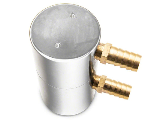 C&L Oil Separator; Polished; Passenger Side (11-25 2.7L/3.5L EcoBoost, 5.0L F-150)
