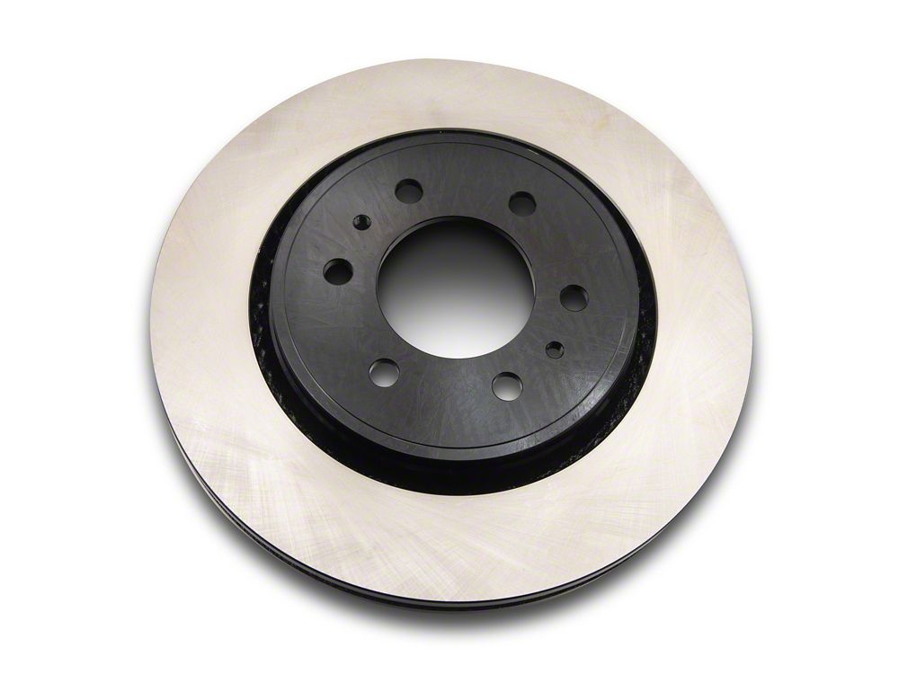 C&L OE Replacement Black Coated 6-Lug Rotors; Front Pair (10-20 F-150)