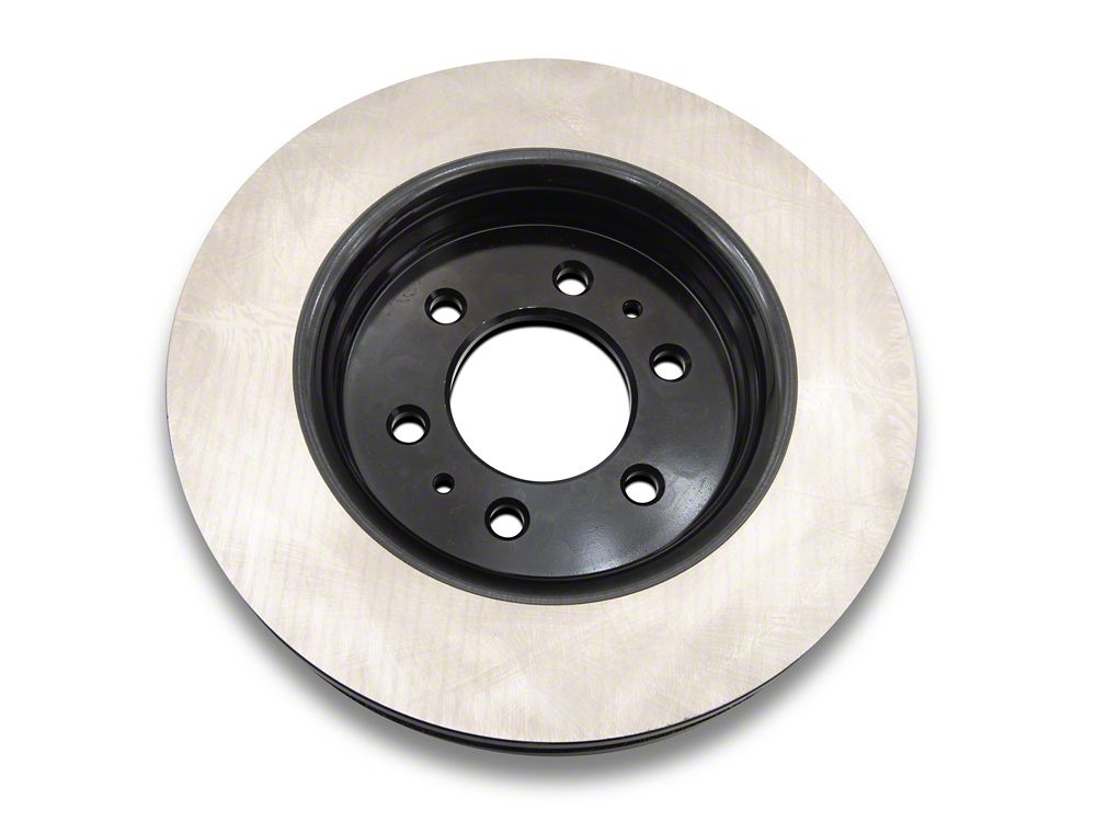 C&L OE Replacement Black Coated 6-Lug Rotors; Front Pair (10-20 F-150)