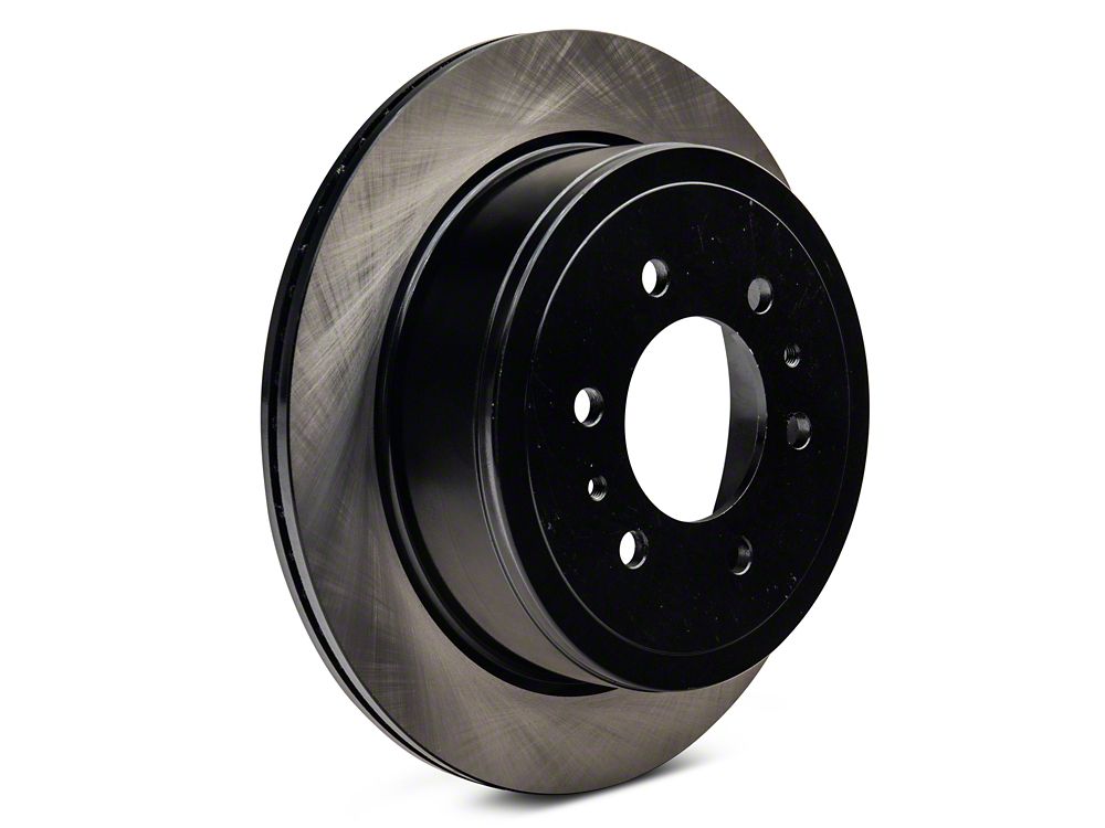 C&L OE Replacement Black Coated 6-Lug Brake Rotor and Pad Kit; Rear (04-11 F-150)