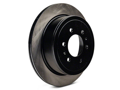 C&L OE Replacement Black Coated 6-Lug Brake Rotor and Pad Kit; Rear (04-11 F-150)