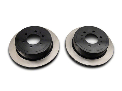 C&L OE Replacement Black Coated 6-Lug Rotors; Rear Pair (04-11 F-150)