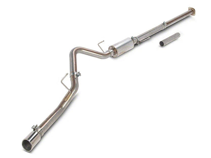 C&L 3-Inch Single Exhaust System with Polished Tip; Side Exit (15-20 3.5L EcoBoost F-150, Excluding Raptor & 19-20 Limited)