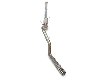 C&L 3-Inch Single Exhaust System with Polished Tip; Side Exit (15-20 2.7L EcoBoost F-150)