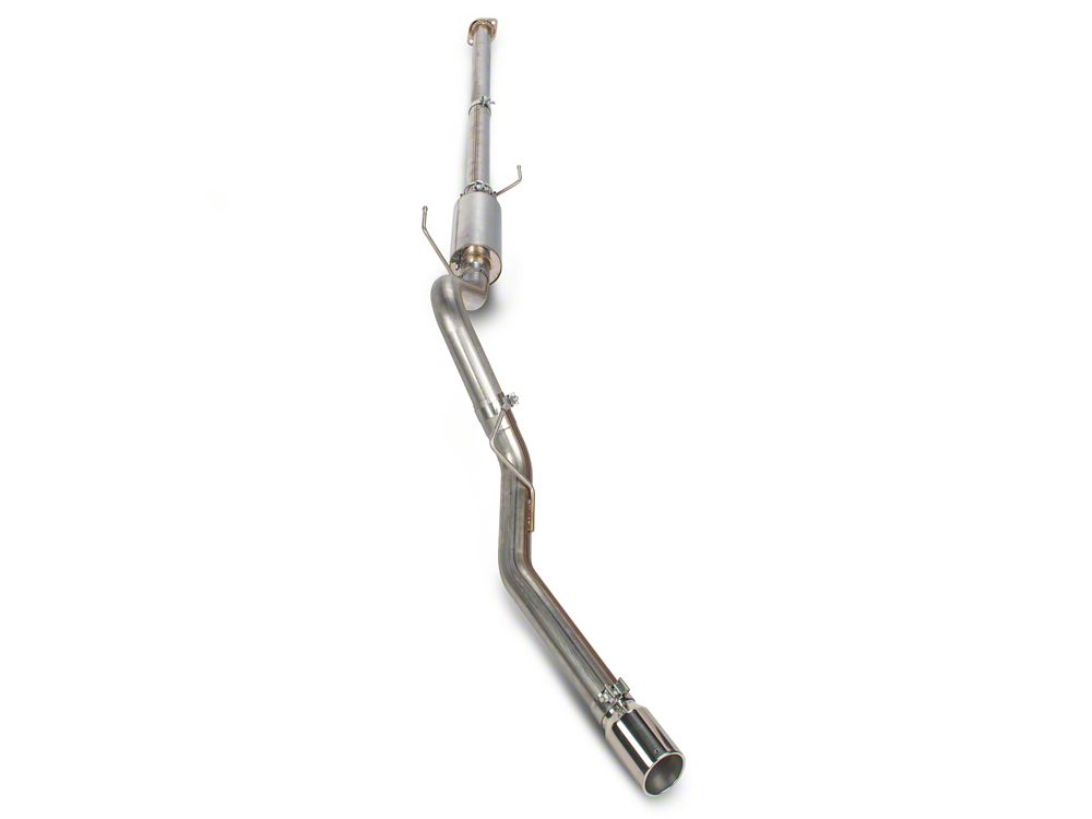 C&L 3-Inch Single Exhaust System with Polished Tip; Side Exit (15-20 3.5L EcoBoost F-150, Excluding Raptor & 19-20 Limited)