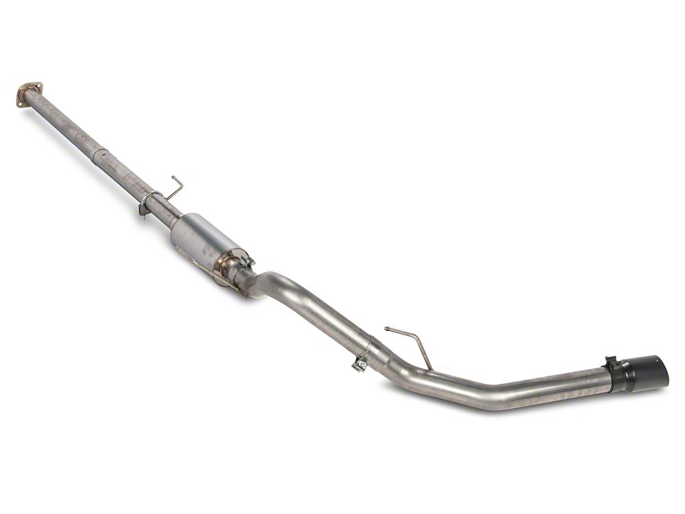 C&L 3-Inch Single Exhaust System with Black Tip; Side Exit (15-20 3.5L EcoBoost F-150, Excluding Raptor & 19-20 Limited)