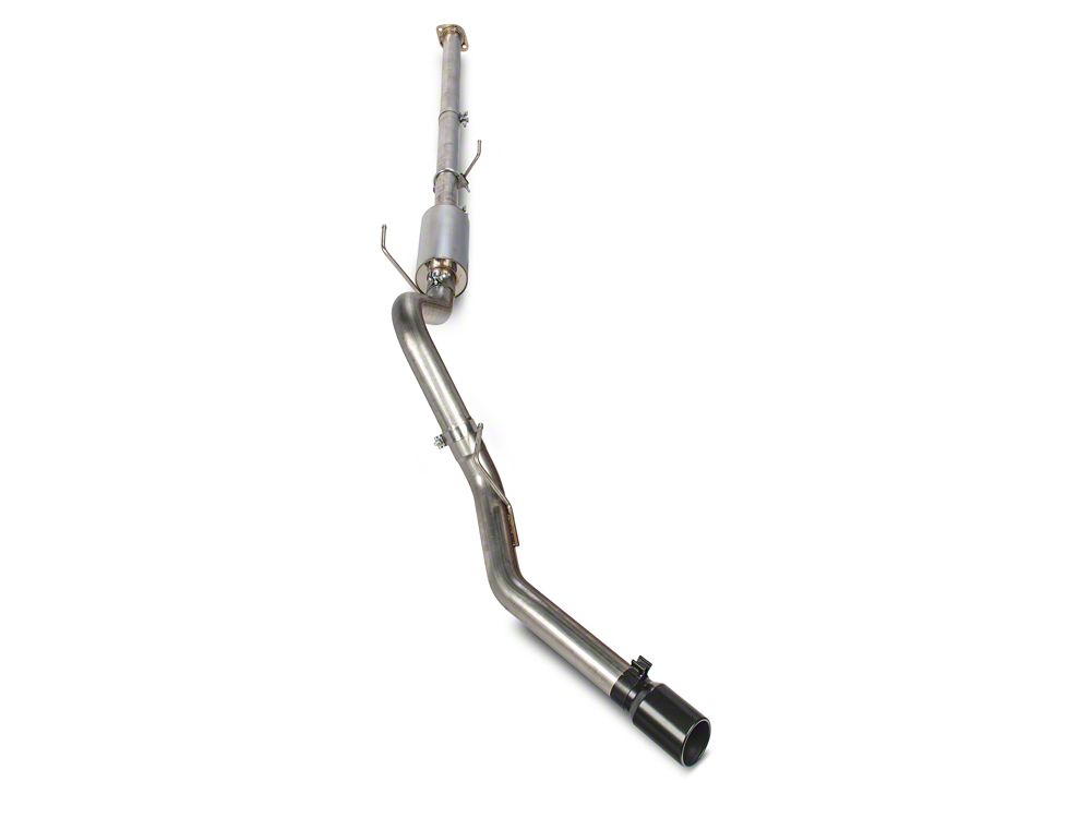 C&L 3-Inch Single Exhaust System with Black Tip; Side Exit (15-20 3.5L EcoBoost F-150, Excluding Raptor & 19-20 Limited)