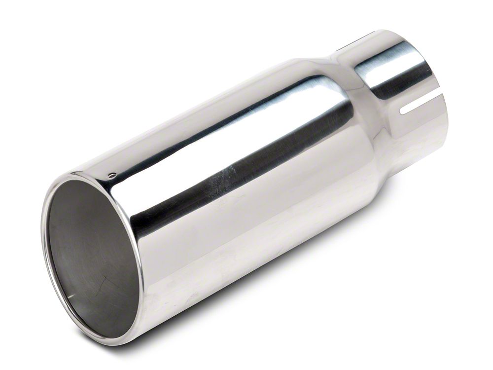 C&L 4-Inch Single Exhaust System with Polished Tip; Side Exit (15-20 3.5L EcoBoost F-150, Excluding Raptor & 19-20 Limited)