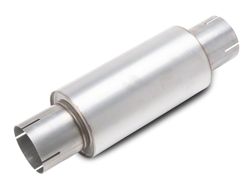 C&L 4-Inch Single Exhaust System with Polished Tip; Side Exit (15-20 5.0L F-150)