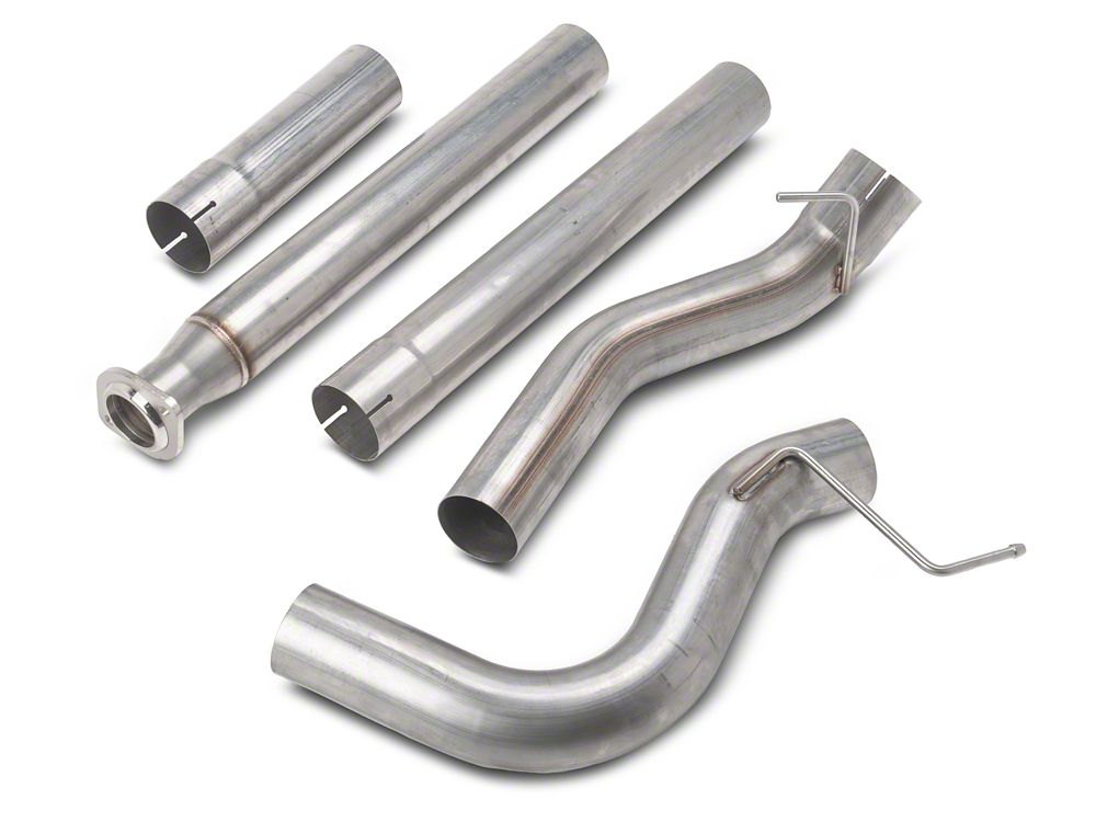 C&L 4-Inch Single Exhaust System with Polished Tip; Side Exit (15-20 3.5L EcoBoost F-150, Excluding Raptor & 19-20 Limited)