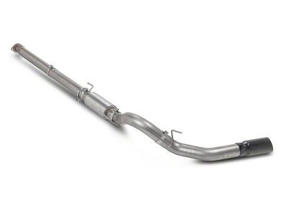 C&L 4-Inch Single Exhaust System with Black Tip; Side Exit (15-20 5.0L F-150)